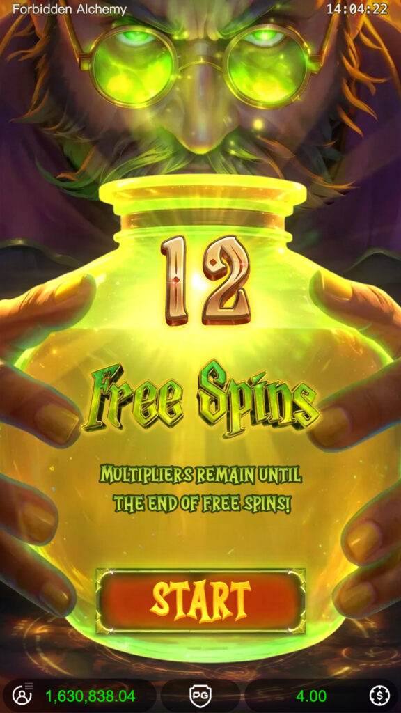 ทดลองเล่นสล็อต Forbidden Alchemy