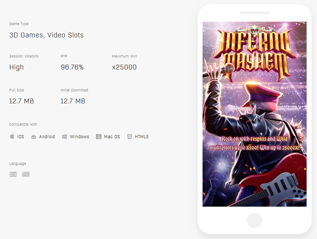 Inferno Mayhem เกมใหม่ล่าสุด pg