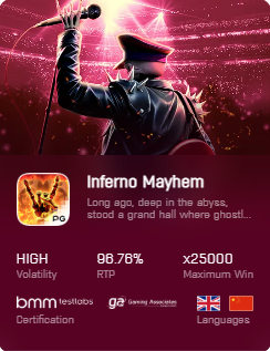 ทางเข้า สล็อตPG Inferno Mayhem